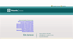 Desktop Screenshot of grupotriunfo.com.br